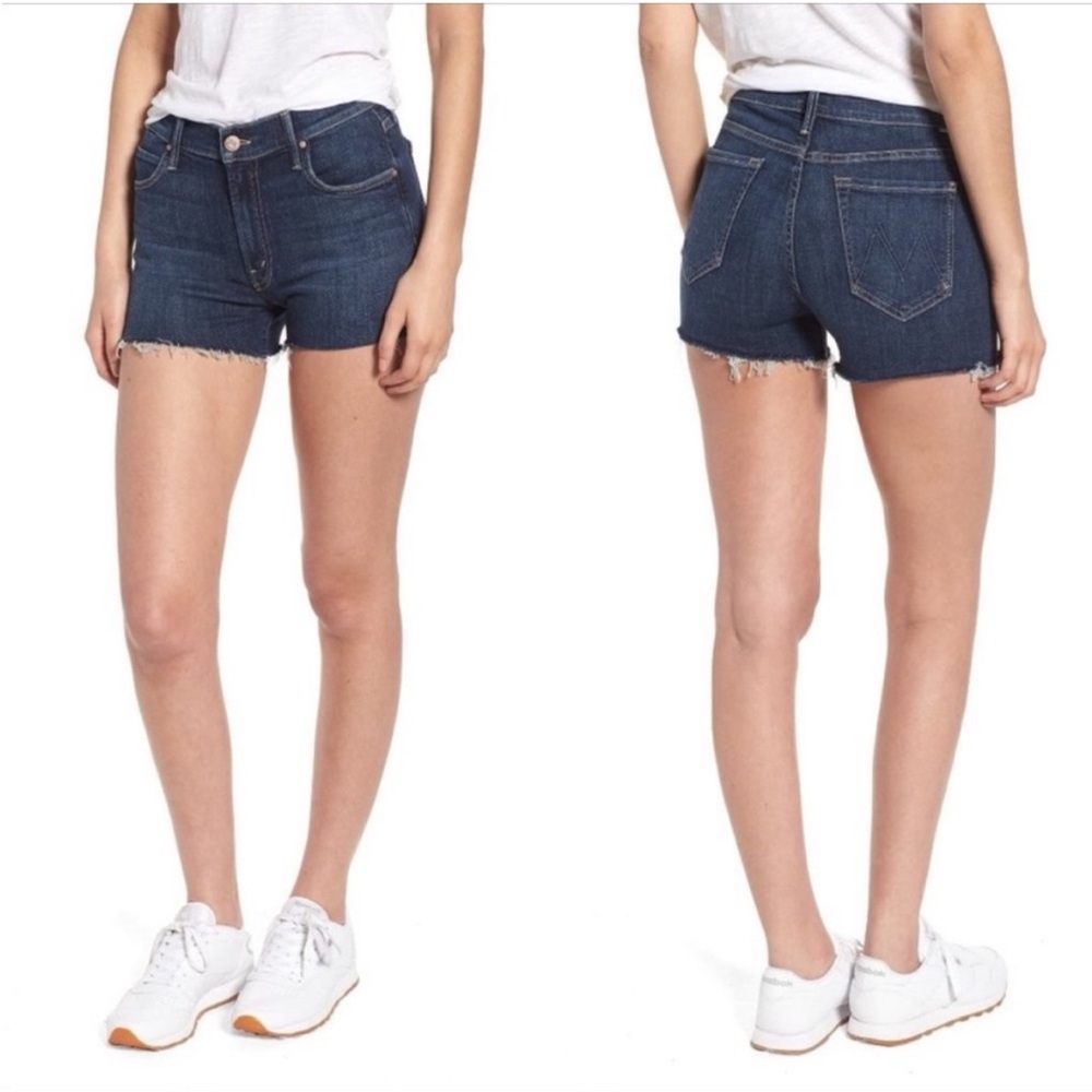 Mother The Charmer Fray Shorts